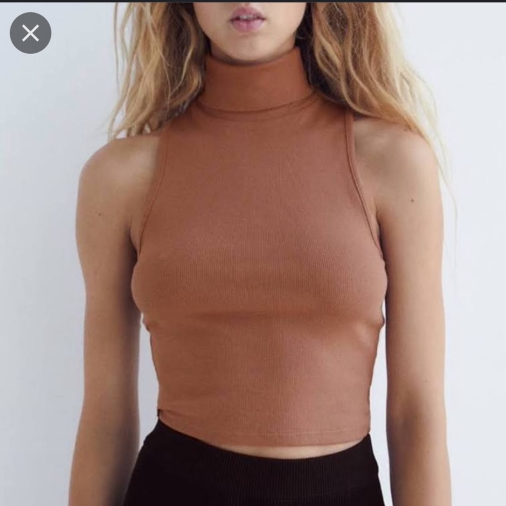 Zara Ribbed Knit Top